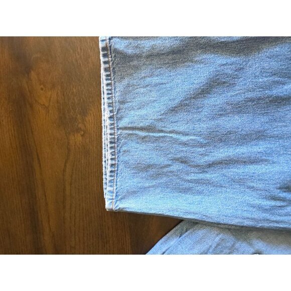 Lucky Brand Light Wash Denim Bootleg Jeans Size 38 Regular Length 100% Cotton Ma - Picture 9 of 16